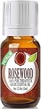 Rosewood 100% Pure, Best Therapeutic Grade Essential Oil - 10ml