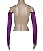 Women's SPF 51 Plus Super Long Fingerless Anti-uv Sun Protection Golf Driving Outdoor Arm Sun Sleeves Gloves Purple One Size