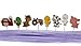 Bilipala Farm Zoo Animal Cake Cupcake Appetizer Decorations Toppers Picks, 24 Counting