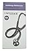 Lightning X Premium Cardiology Professional Dual Head Stainless Steel Stethoscope - Black