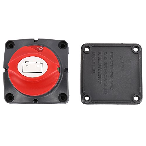 WarmCare 12V/24V Battery Switch Master Isolator Cut On/Off Disconnect Switch for RV Battery Marine Boat Car Vehicle Waterproof - Thumbnail 4