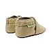Sayoyo Lowest Best Baby Soft Sole Prewalkers Skid-resistant Baby Toddler Shoes Cowhide Shoes (18-24 Months, Beige)