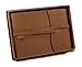 Rustic Genuine Leather Photo Album with Gift Box - Scrapbook Style Pages - Holds 60 4x6 or 5x7 Photos Brown