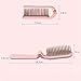 PUTYSUUN- Travel Hair Brush Folding Portable Pocket Size Pink Blue 2 Pack
