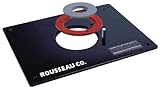 Rousseau 3509 9-Inch x 12-Inch x 3/8-Inch Deluxe Router Base Plate by Rousseau