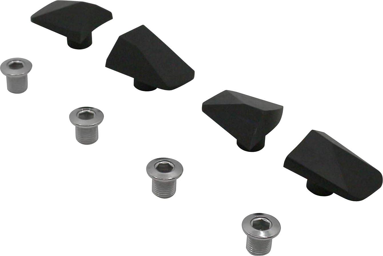 Spécialités TA X110 Intergrated Chainring Bolts & Covers, Black, Pack of 4, Shimano 105 R7000 Intergrated