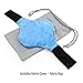Knee Wrap - Gel Beads Hot & Cold Therapy Compress Pack + Fabric Cover - Reusable gel beads provides both ice or heat pain relief and rehab treatments. Great for sports injuries, arthritis pain + more