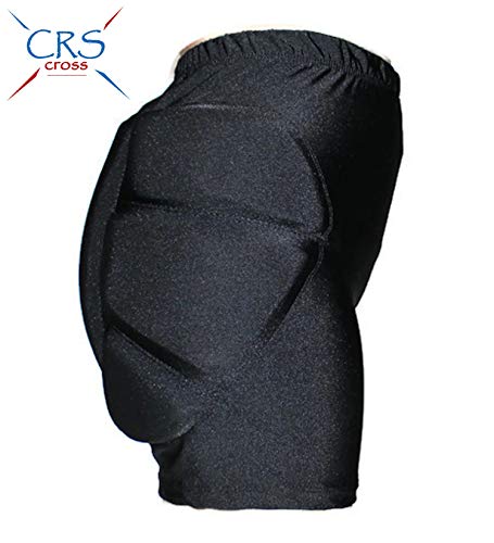 image for CRS Cross Padded Figure Skating Shorts - Youth Crash Butt Pads for Hip