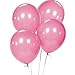72 Packs 12 inch Party Balloons, Solid Pink Balloons, Helium Quality, Gold & Silver Latex Party Balloons, Kids Party Supplies Wedding Decoration, Christmas or Birthday Decoration (Light Pink)