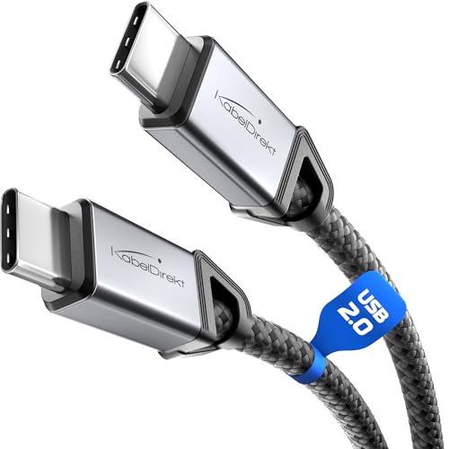 KabelDirekt – USB C Cable for Fast Charging – 3x0.6m, 60W