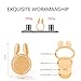 LoyaForba Cell Phone Ring Holder 360° Rotation Thin Universal Animal Magnetic Phone Finger Ring Stand for Any Smartphones (Rosegold)