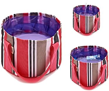 Hecat Multifunction Premium Collapsible Bucket Portable Folding Lightweight Durable Water Container Bucket