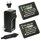 Wasabi Power Battery (2-Pack) and Charger for Olympus LI-90B, LI-92B and Olympus SH-1, SH-50 iHS, SH-60, SP-100, SP-100EE, Tough TG-1 iHS, Tough TG-2 iHS, Tough TG-3, XZ-2 iHS