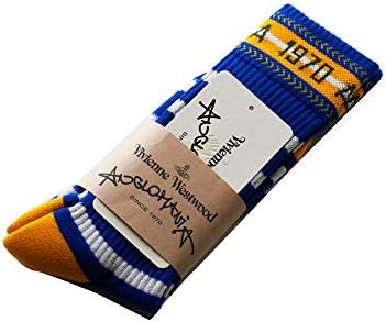 Amazon ヴィヴィアンウエストウッド アングロマニア 靴下 ソックス ボーダー ブルー 靴下 通販