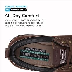 Skechers Men's Segment Rilar Oxford,Brown,8.5 M US