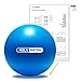 Mini Exercise Ball for Yoga, Pilates, Barre, Fitness-Stability Ball Accessories for strengthening core Exercise (Blue, 7.5- inch)