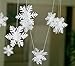 YCT 3m Long Cardboard Beautiful Snowflake Garland, Snowflake Christmas Ornaments