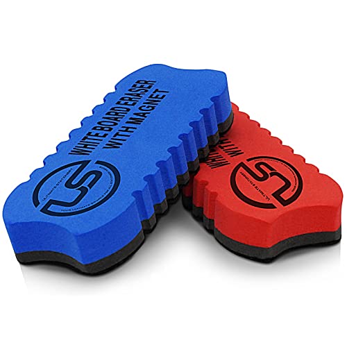 Dry Erase Eraser Whiteboard Eraser 2 Pack White Board Erasers