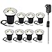 Landscape Lights 2W INNERWILL LED Low Voltage Landscape Lights 12V 24V Pathway In Ground Well Lights with Transformer Outdoor Landscape Lighting for Deck, Garden Lighting（Warm White, 8 Pack）