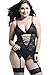 Anyou Plus Size Lingerie Sets Stretchy Lace Women Lingerie Babydoll Chemise Nightwear(L-XXXXL)