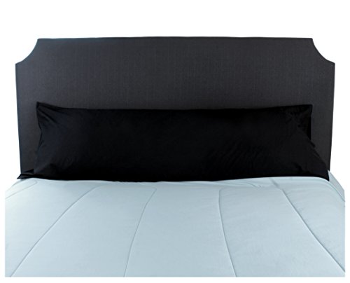 100% Cotton Body Pillow Case Cover (Black); 20 x 54 Inches - Thumbnail 7
