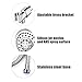 AHODGREAT Shower Head with Hose High Pressure 5 Spray Rain Handheld Shower head for Bathroom, Chrome Finish