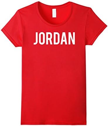 Womens Jordan T Shirt - Cool new funny name fan cheap gift tee Large Red