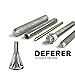 Deburring External Chamfer Tool Stainless Steel Remove Burr Tools for Drill Bit Stainless Steel Eliminate Damaged Extractor Silver Fits Size 8-32 Bolts