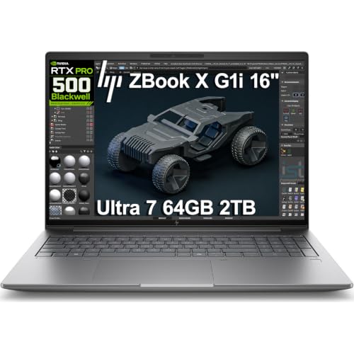 HP ZBook X G1i AI Laptop, 16" FHD+, Intel Ultra 7 255H,
