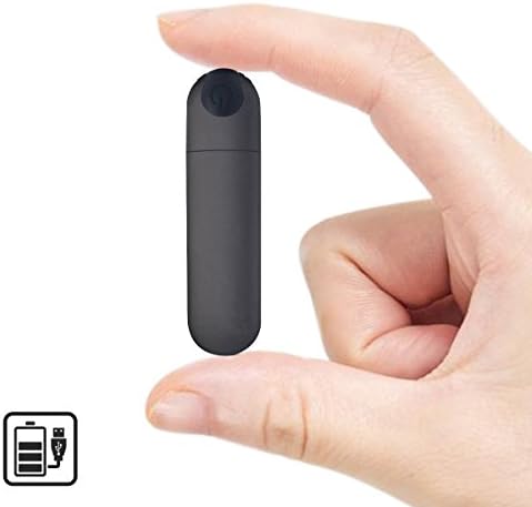 VSSHE Bullet Massager Rechargeable for Travel - 10 Speed Portable Waterproof Bullet Viberate Toys for Muscle Therapeutic (Black without box)