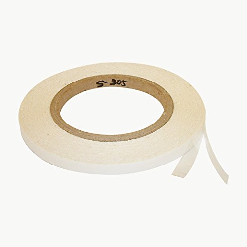 ScapaS305/CLR03860 S305 Double Coated Removable/Permanent Tape: 3/8" x 60 yd., Clear