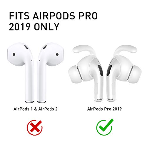 Delidigi 2 Pairs AirPods Pro Ear Hooks Anti-Slip Silicone Covers Accessories [One Size fits All] Com - //coolthings.us