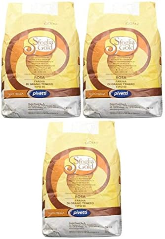 Pasta Rosso Pivetti 00 Flour 5KG (3 Pack)