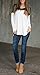 Dreamtravel Womens Long Sleeve Round Neck Elbow Patch Blouse T Shirt Tops