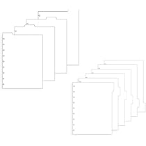 Blank 7 x 9.25 Inch Paper, 120 GSM, 200 Sheets, DIY Template