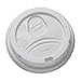Dixie 10 oz. Dome Hot Coffee Cup Lids by GP PRO Georgia Pacific White, DL9540, 1,000 Count (100 Lids Per Sleeve, 10 Sleeves Per Case), Medium