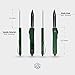OTF Double Action Safety Knife (OD Green/Black Double Edge Blade)