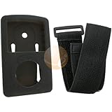 Black Soft Skin Cover w/ Armband for SanDisk Sansa Fuze