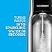SodaStream Fountain Jet Sparkling Water Maker, Carbonator Not Included, Black/Silver
