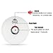 Photoelectric Smoke Detector, 5 Packs Portable Smoke and Fire Alarm Sensor with 9V Battery Operated,UL Listed