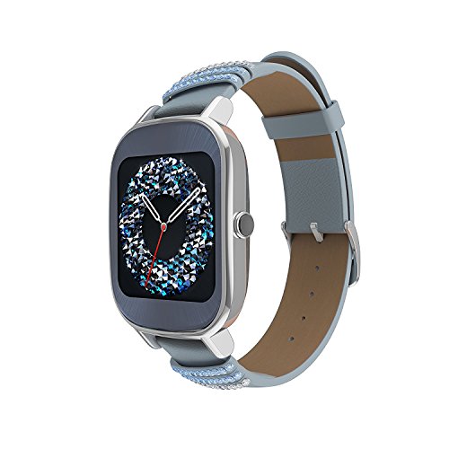 Asus ZenWatch 2 Smartwatch(1.45" Stainless Steel - Silver/Swarovski Leather Band)(Certified Refurbished)