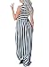 HOTAPEI Womens American Flag Striped Empire Waist Sleeveless Tank Long Maxi Dresses