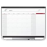 Quartet Prestige 2 Magnetic Monthly Calendar Board, 4 x 3 Feet, Total Erase Surface (CP43P2)