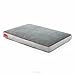 Brindle Soft Memory Foam Dog Bed with Removable Washable Cover - 52in x 34in - Stone