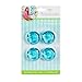 Roomlookz Acrylic Gems - Aqua - 1.5 Inches - 4 Pieces
