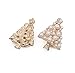 Hosaire Women's Christmas Tree Brooch Pin Rhinestones Pearl Breastpin Broochpin Wedding/Banquet/Bouquet