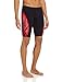 TYR  Men's Phoenix Splice Jammer Swimsuit (Black/Red, 30)