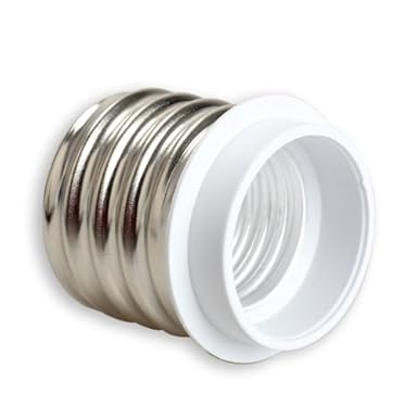 Starnearby Lampensockel Adapter Konverter E40 Fassung auf E27 Lampensockel für LED-, Halogen-, Energiespar Lampen