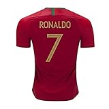 7 C Ronaldo Jersey Portugal National Team 2018 World Cup Mens Soccer Jersey Red Size S