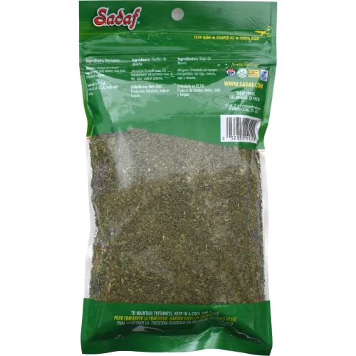Sadaf Mint Leaves Cut Dried mint leaves cut and sifted Kosher and